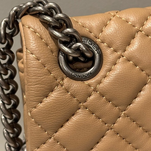 Kurt Geiger London Mini Brixton Lock Leather Bag - Picture 2 of 16